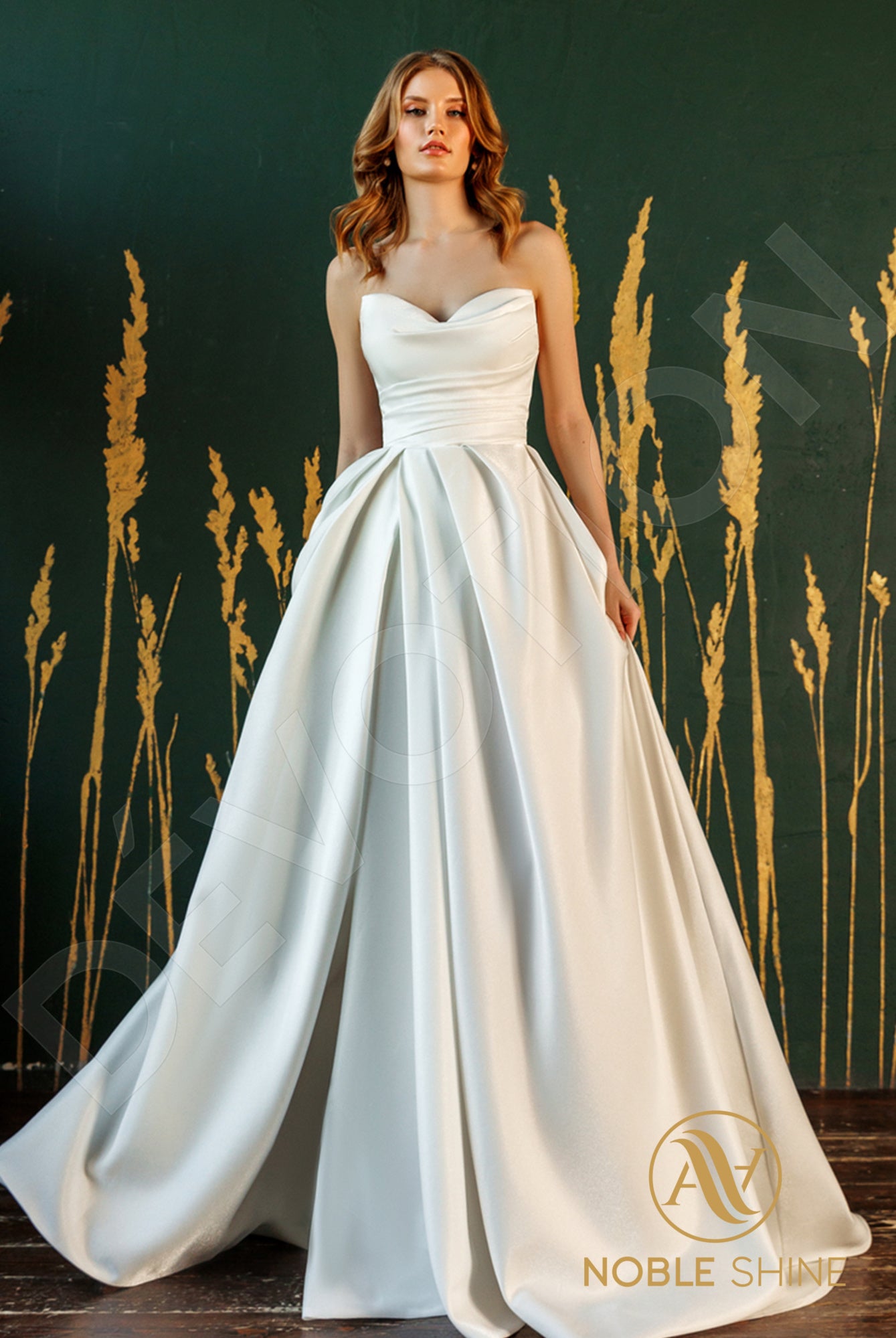 Noble Shine Mermaid Wedding Dress