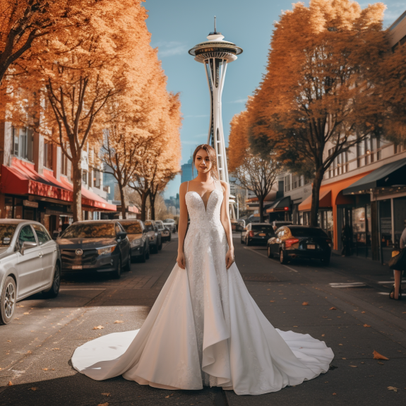 AI Wedding Dresses Inspired by US States