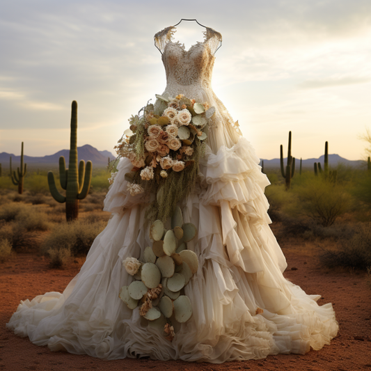 AI US State Wedding Dresses