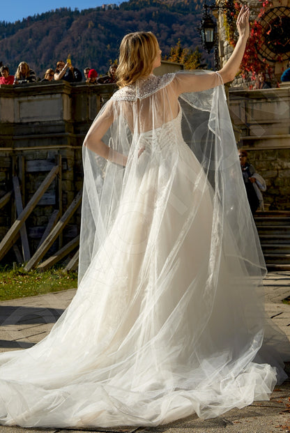 Margaretta A-line Sweetheart Milk Wedding dress