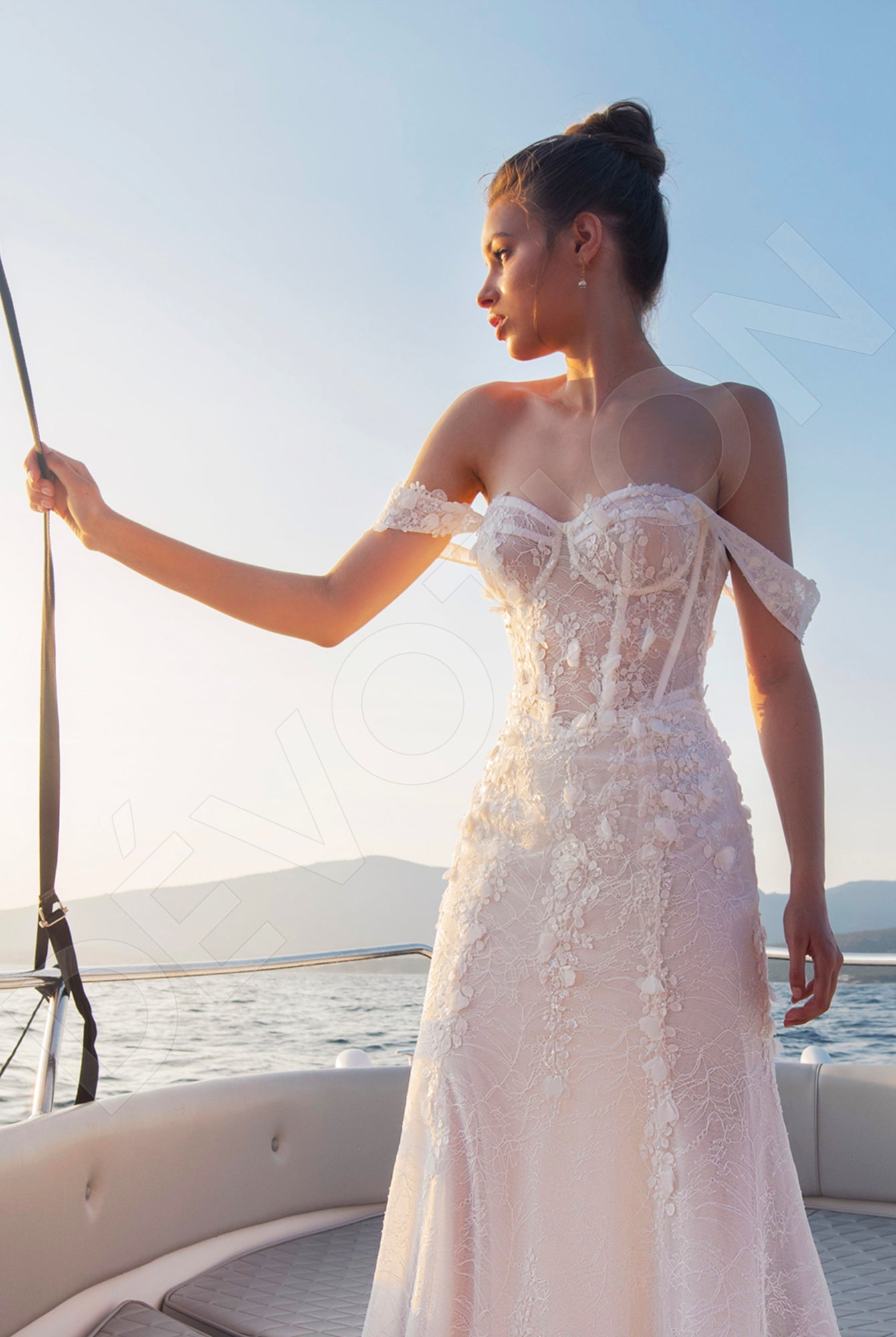 Anastasia A-line Sweetheart Ivory Wedding dress