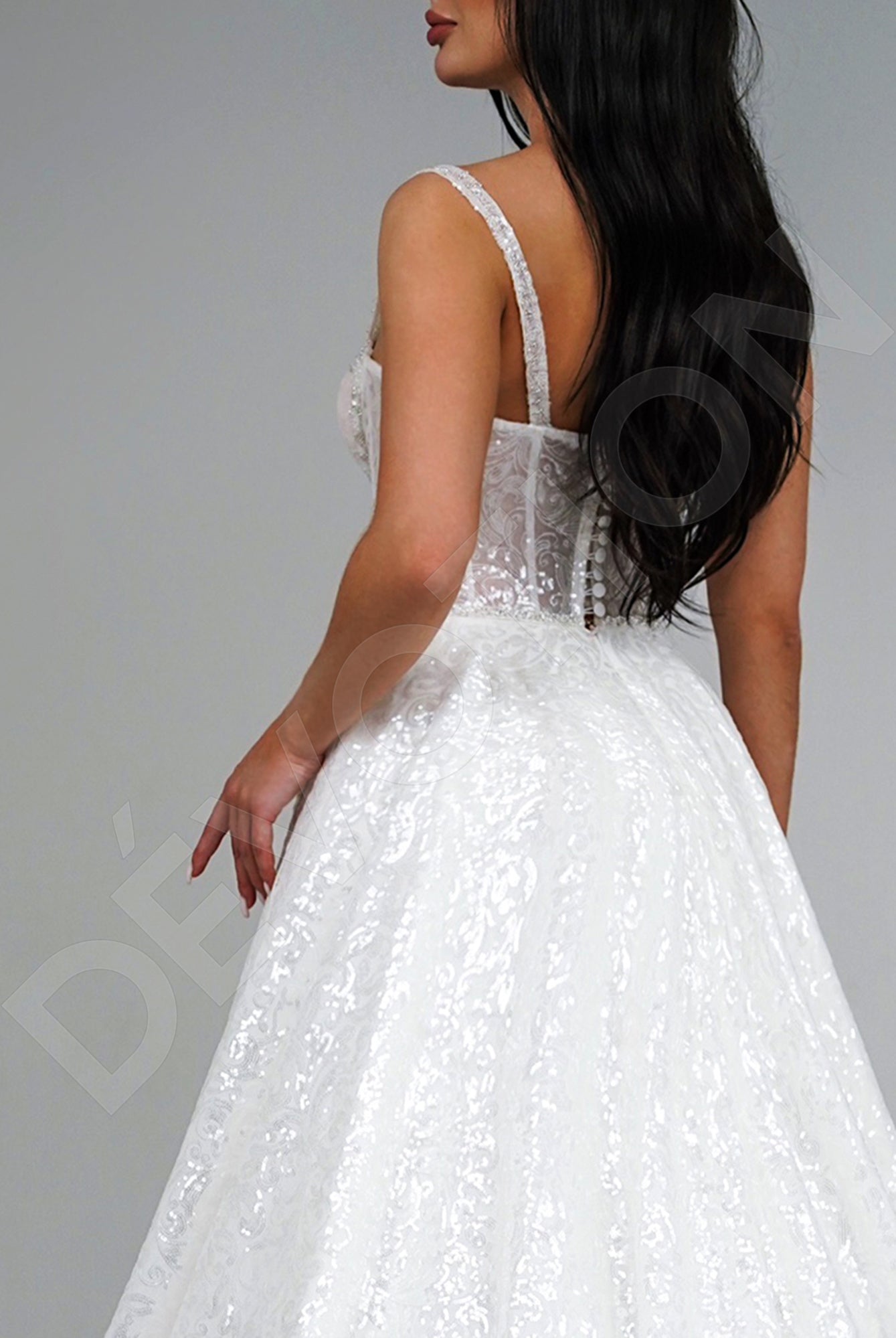 Belen A-Line Sweetheart Ivory Wedding dress