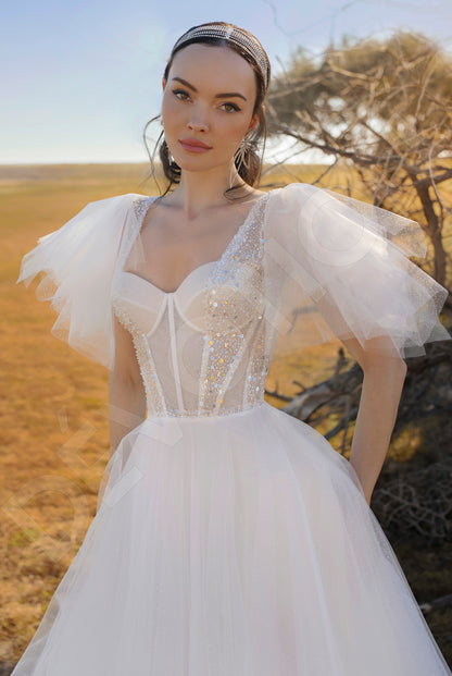 Blanty A-line Sweetheart Off White Wedding dress