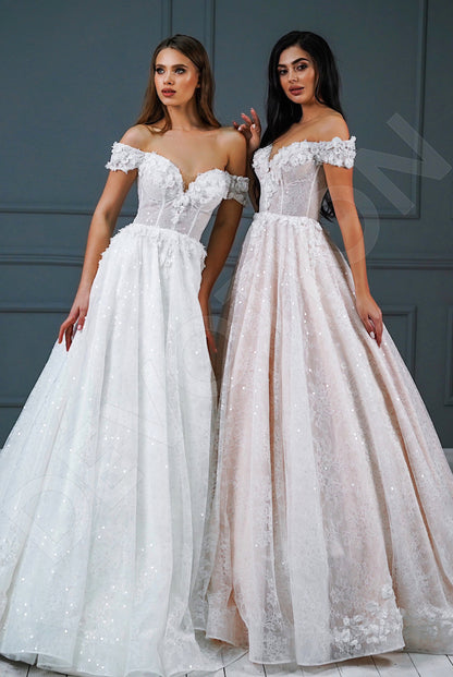 Corason A-Line Sweetheart Ivory Wedding dress