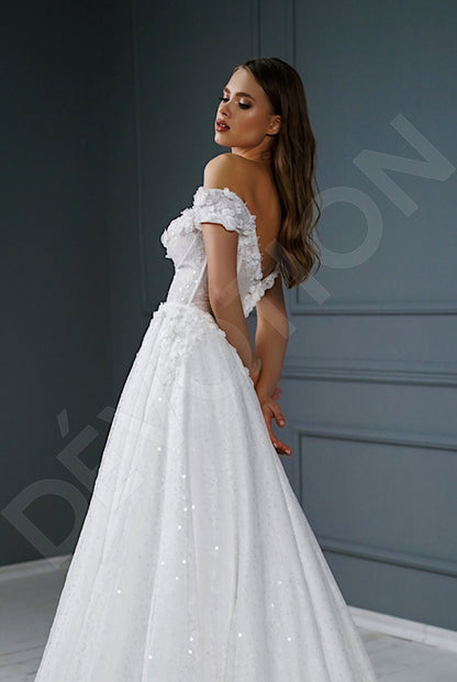 Corason A-Line Sweetheart Ivory Wedding dress