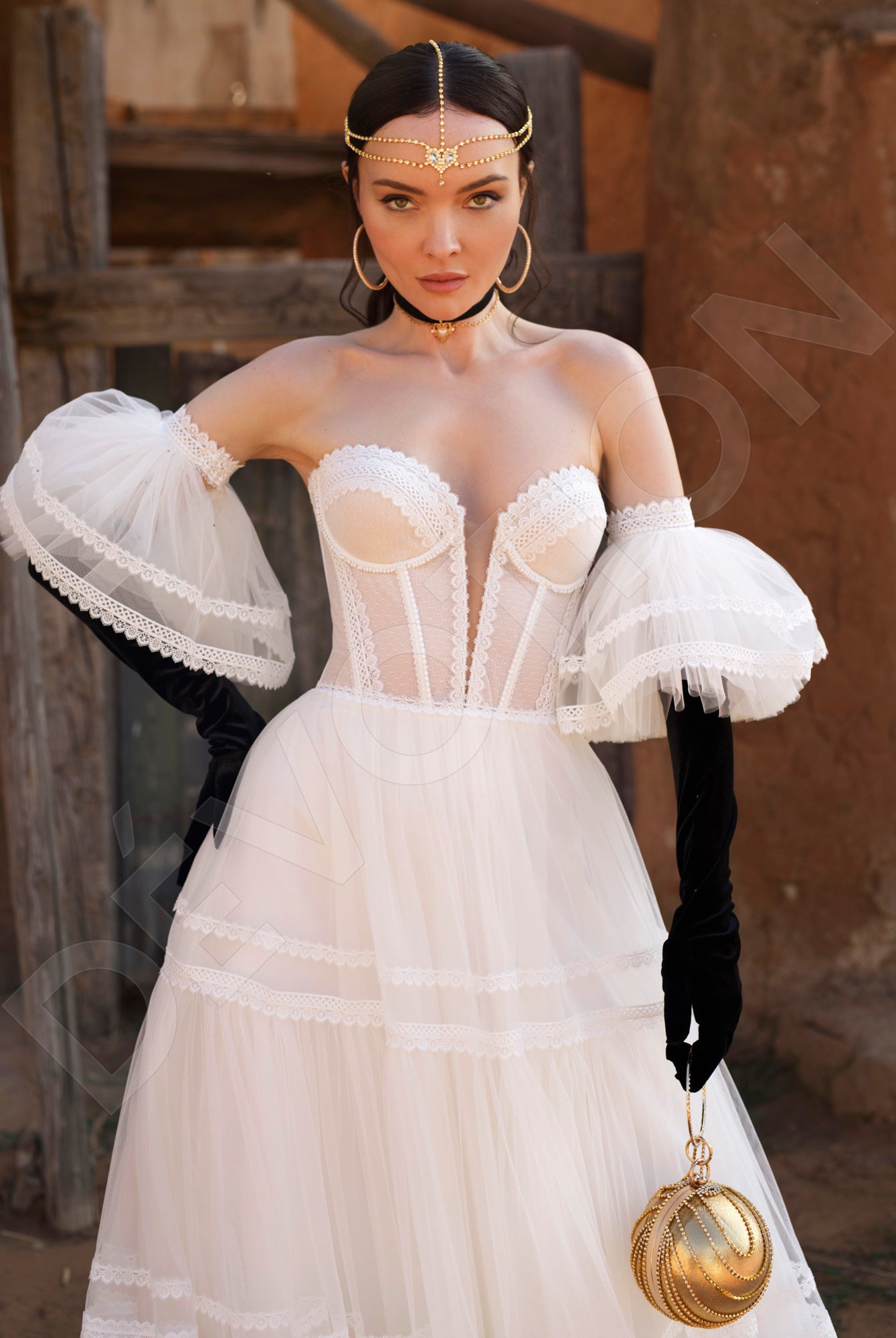 Flaya A-line Sweetheart Off White Wedding dress
