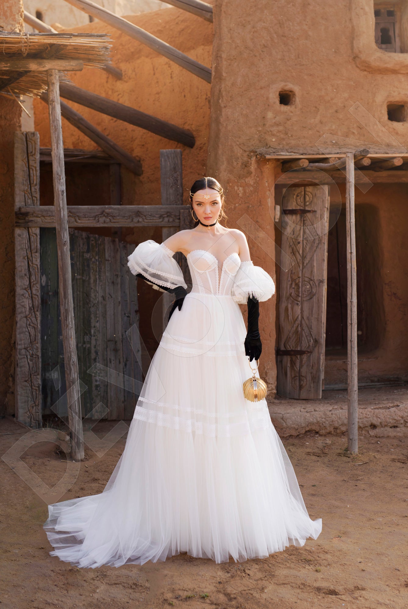 Flaya A-line Sweetheart Off White Wedding dress