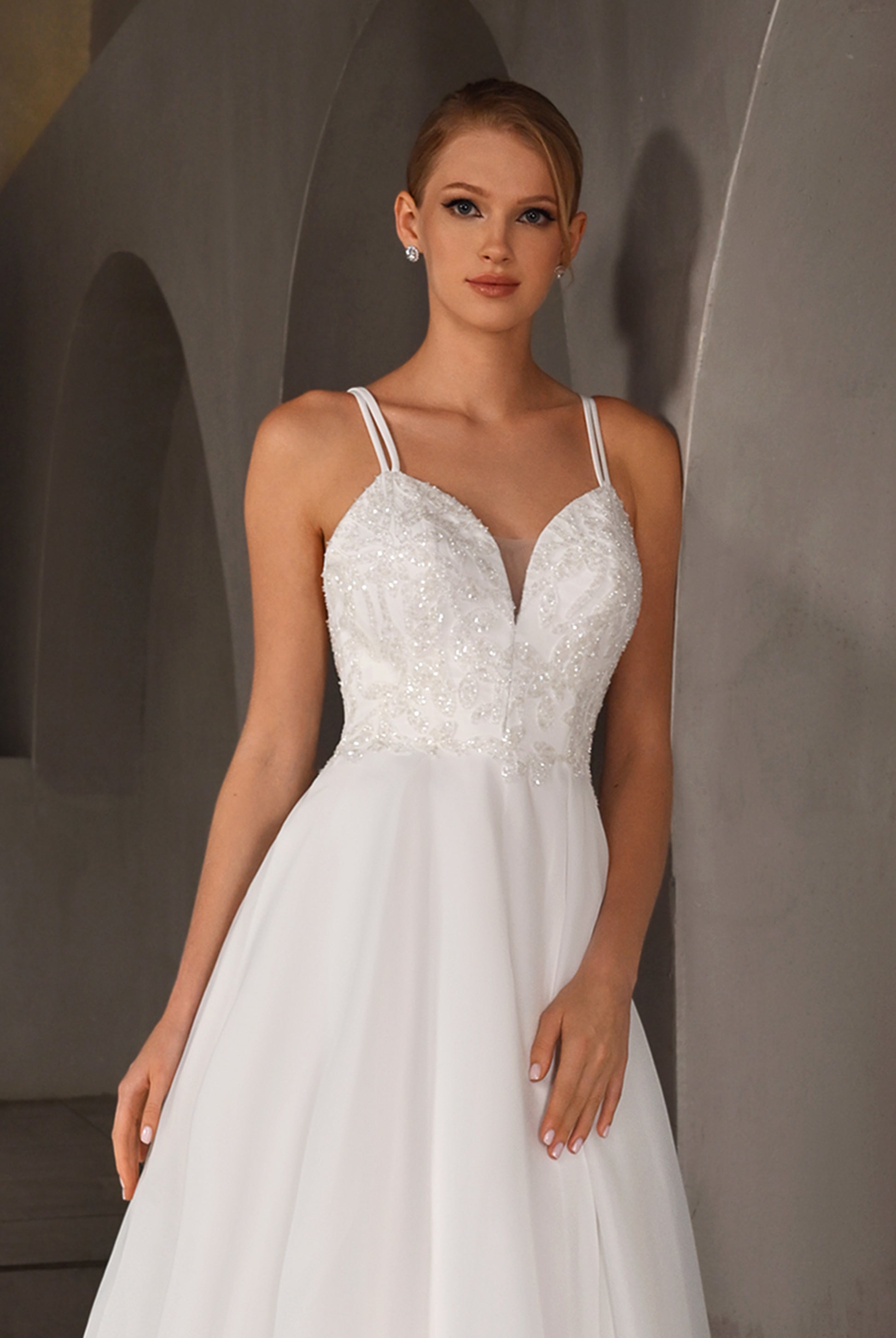 Floris A-line Sweetheart Milk Wedding dress