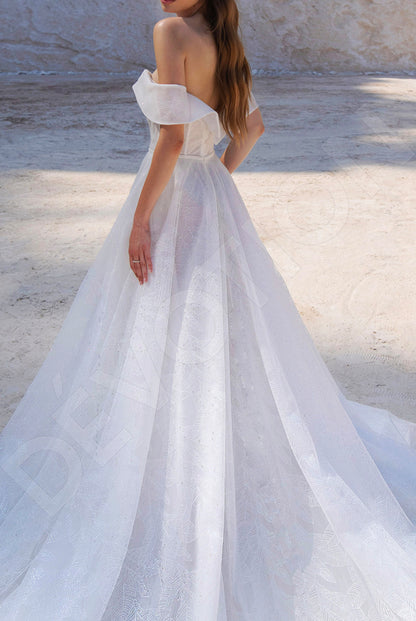 Gemma A-line Off-shoulder Ivory Wedding dress