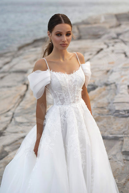 Hazel A-line Sweetheart Ivory Wedding dress