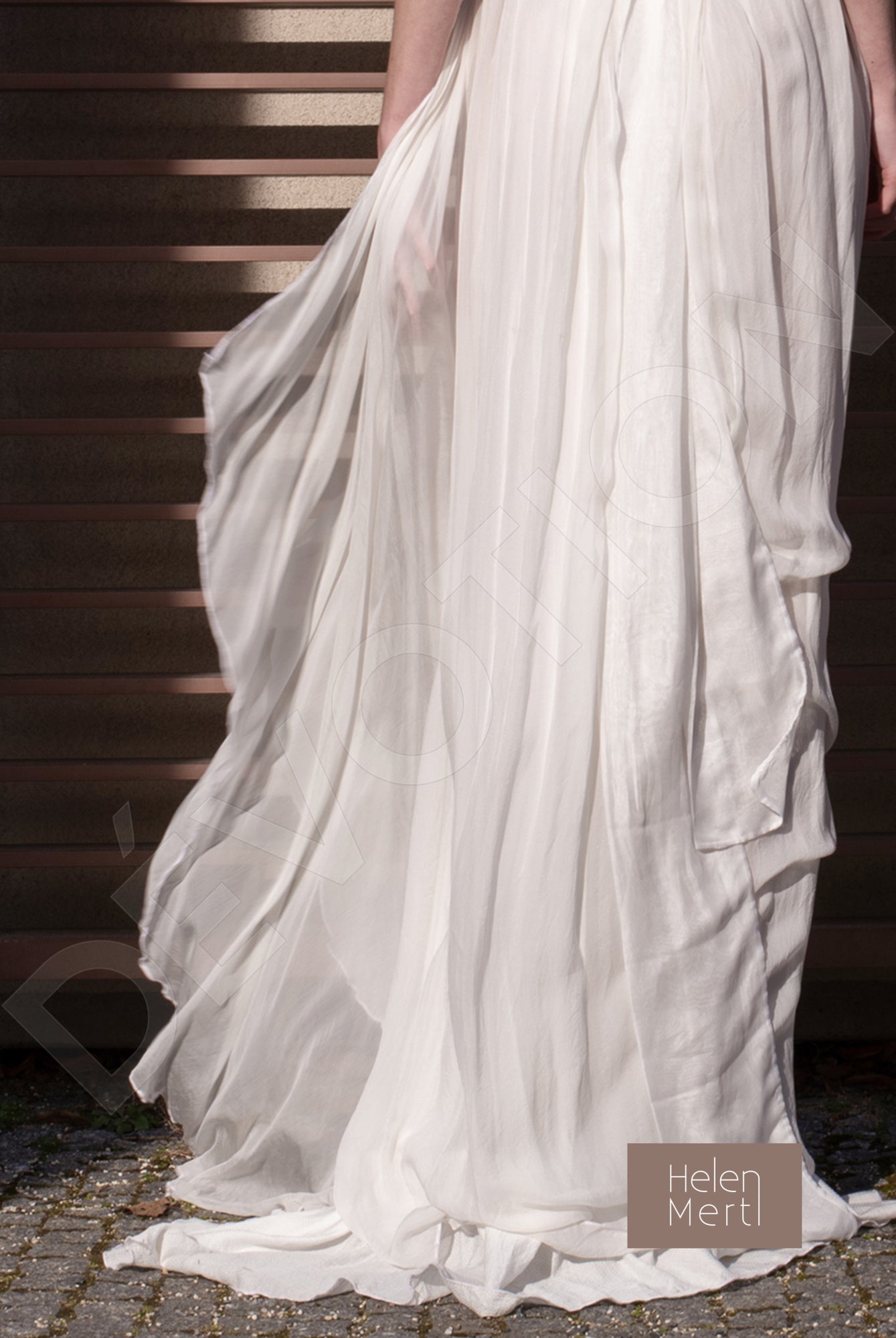 Karolina A-line V-neck White Wedding dress