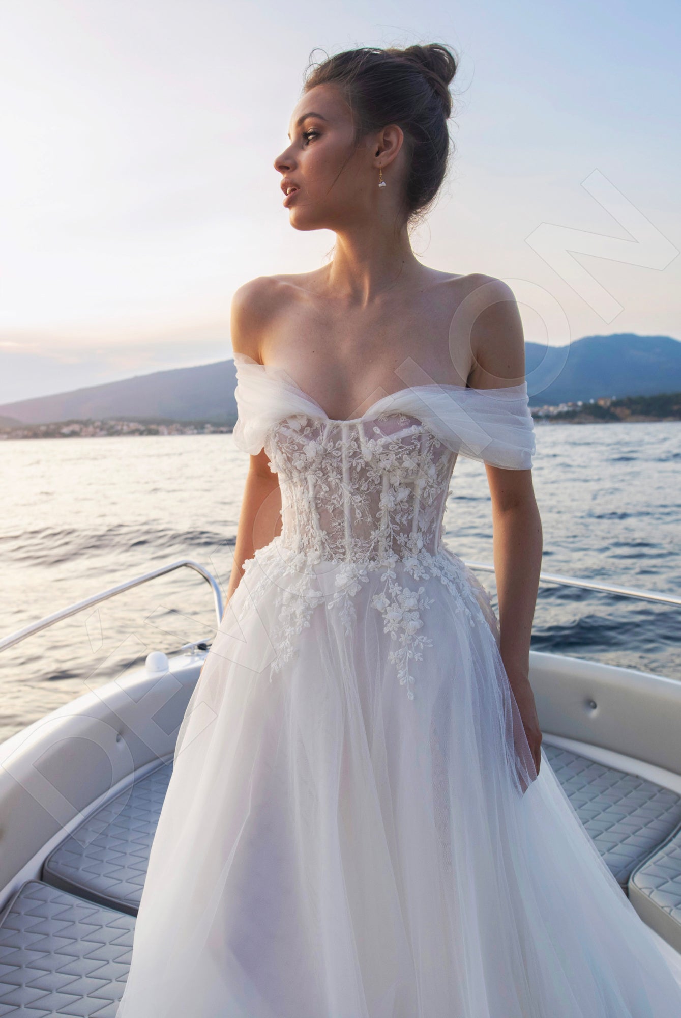 Kayla A-line Sweetheart Ivory Wedding dress