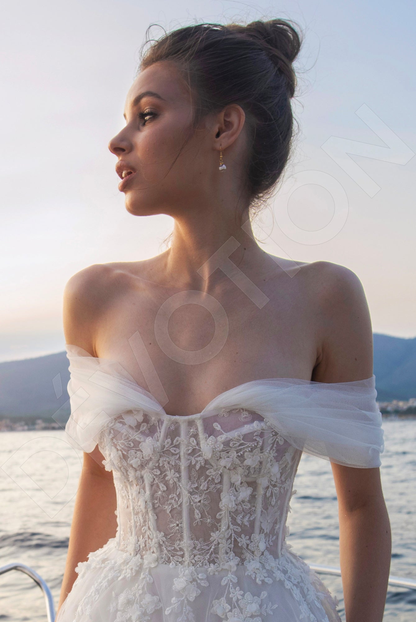 Kayla A-line Sweetheart Ivory Wedding dress