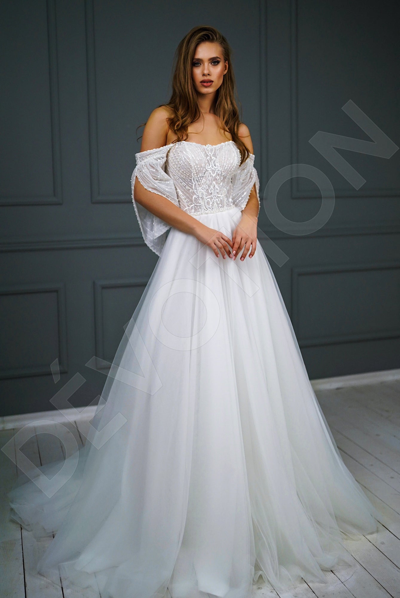 Kruzita A-line Sweetheart Ivory Wedding dress