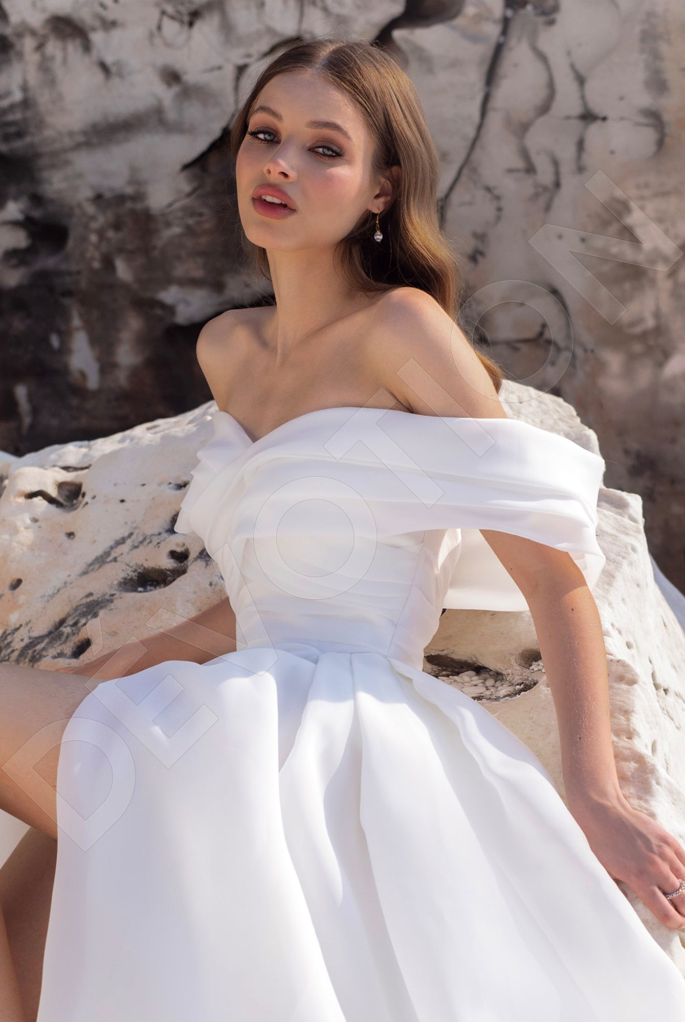 Livian A-line Sweeheart Ivory Wedding dress