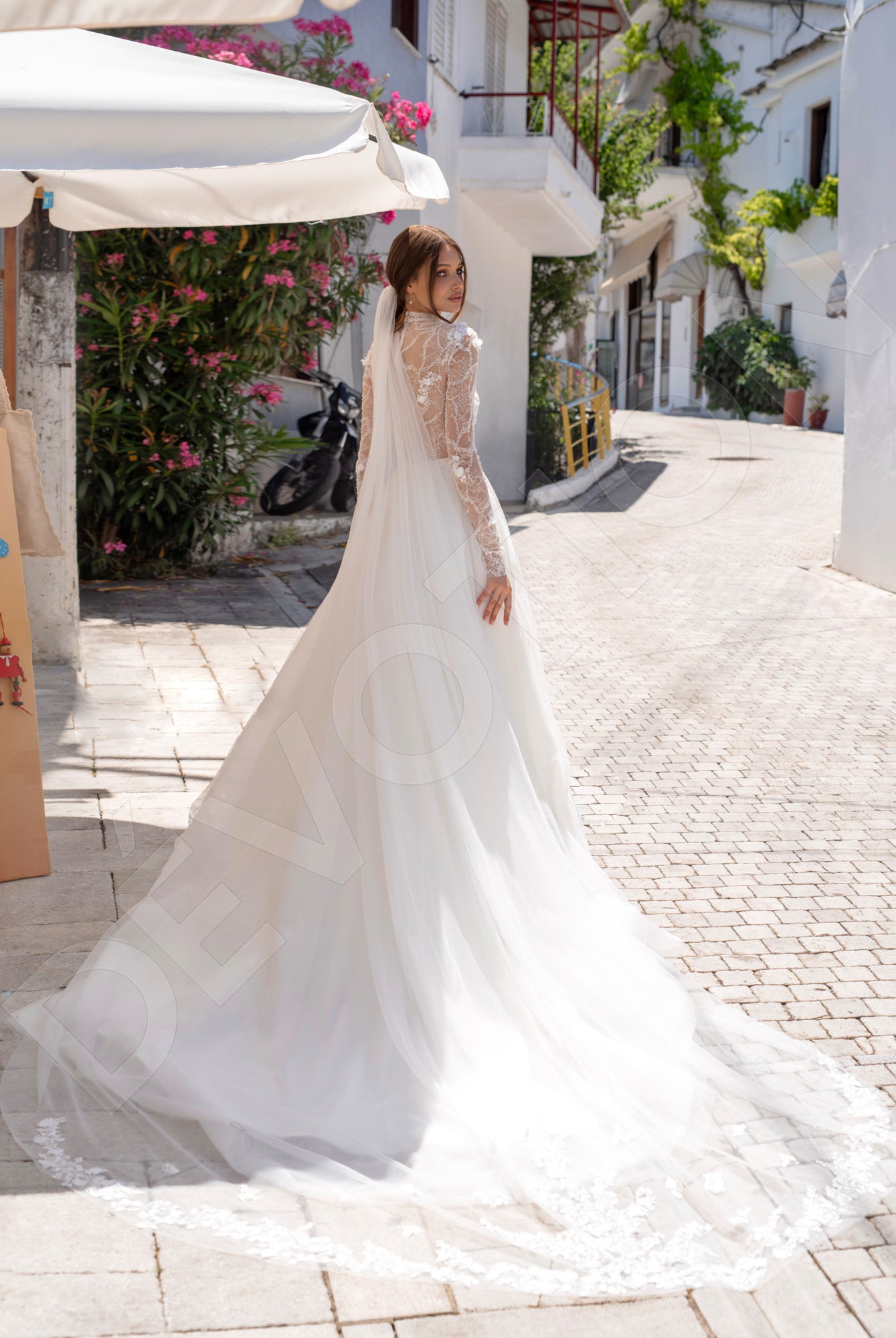 Soul A-line High neck Ivory Wedding dress