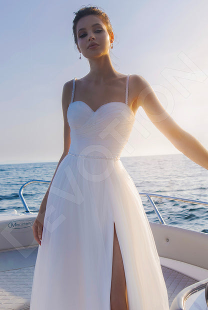Zoe A-line Sweetheart Ivory Wedding dress