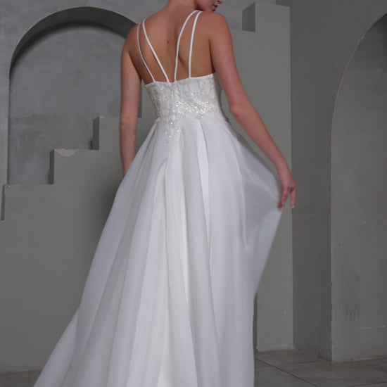 Floris A-line Sweetheart Milk Wedding dress