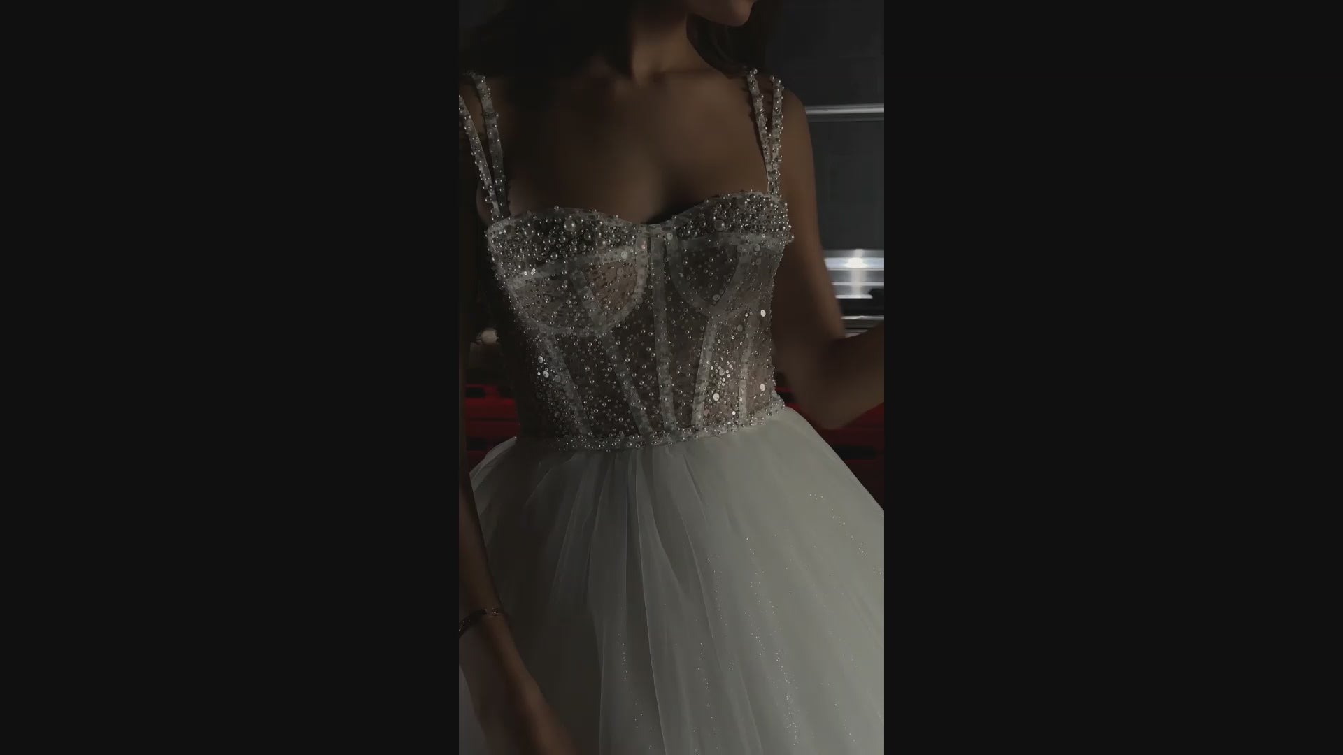 Symphony A-line Sweetheart Ivory Wedding dress video