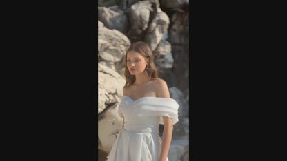 Livian A-line Sweeheart Ivory Wedding dress