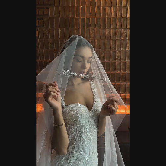 Ashley Trumpet/Mermaid Sweetheart Ivory Wedding dress