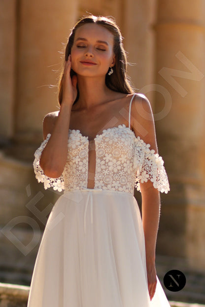 Lolla A-line Sweetheart Ivory Wedding dress 2
