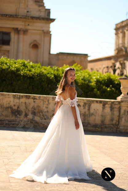 Lolla A-line Sweetheart Ivory Wedding dress 6