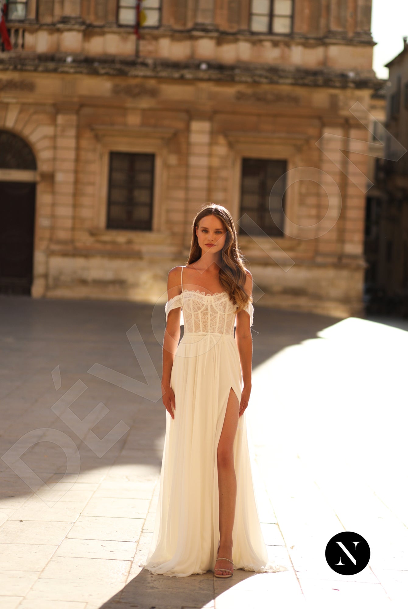 Lorene A-line Sweetheart Ivory Wedding dress 7