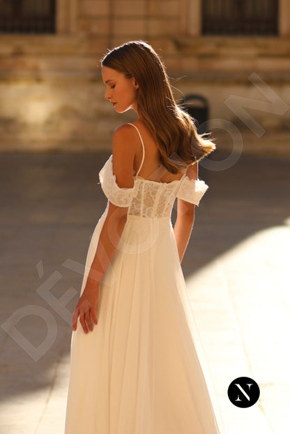 Lorene A-line Sweetheart Ivory Wedding dress 3