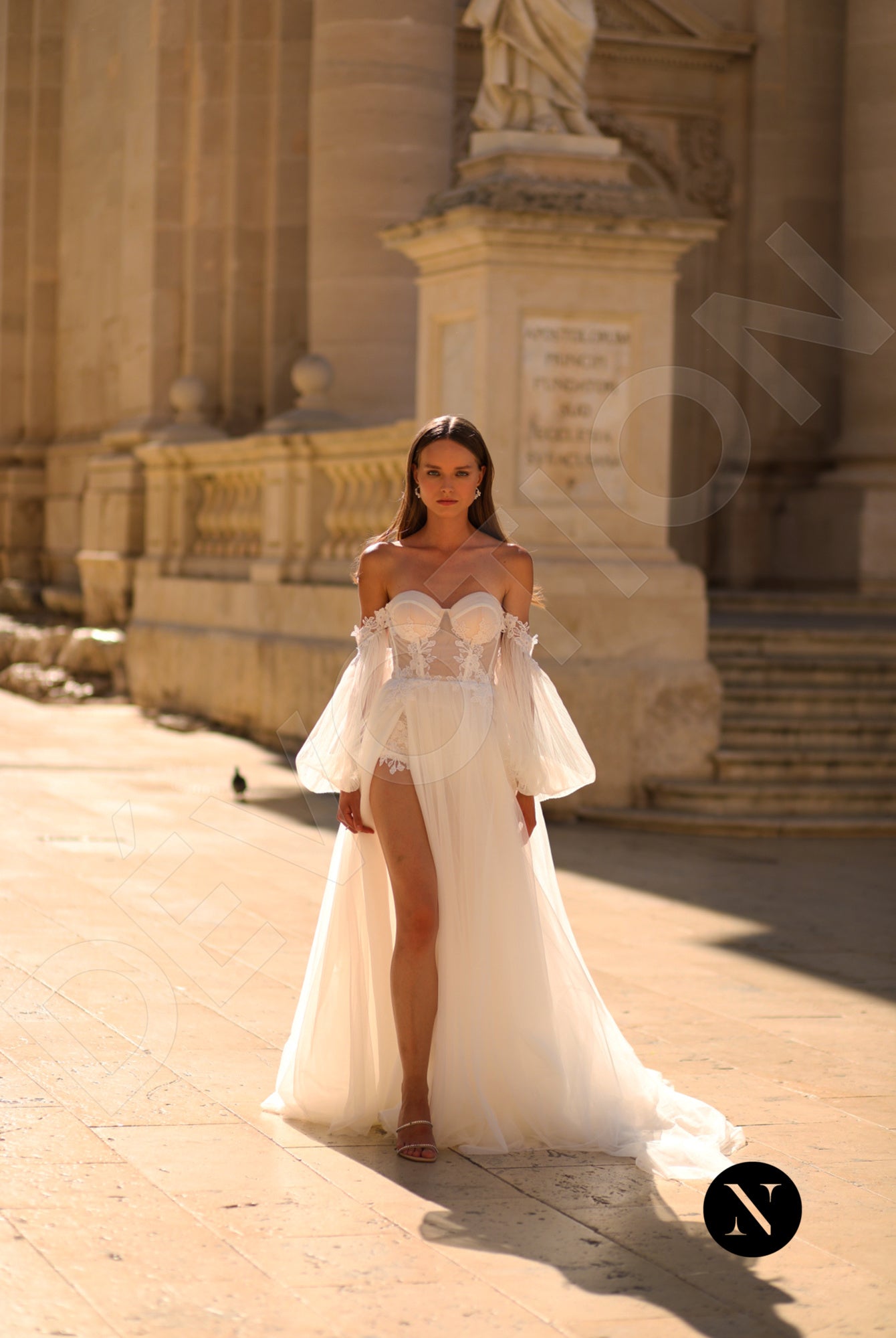 Mire A-line Sweetheart Ivory Wedding dress 7