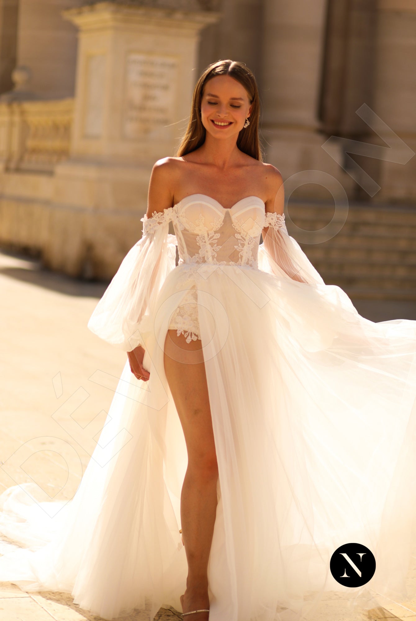 Mire A-line Sweetheart Ivory Wedding dress 6
