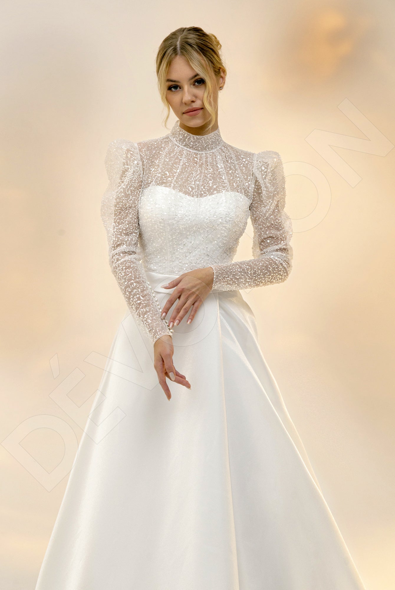 Kerina A-line Sweetheart Light Ivory Wedding dress