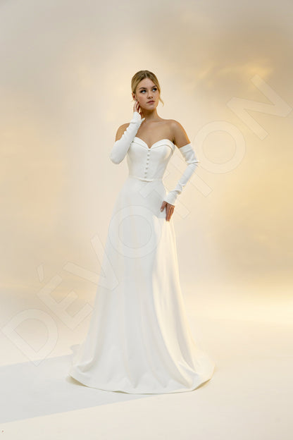 Kollie A-line Sweetheart Light Ivory Wedding dress