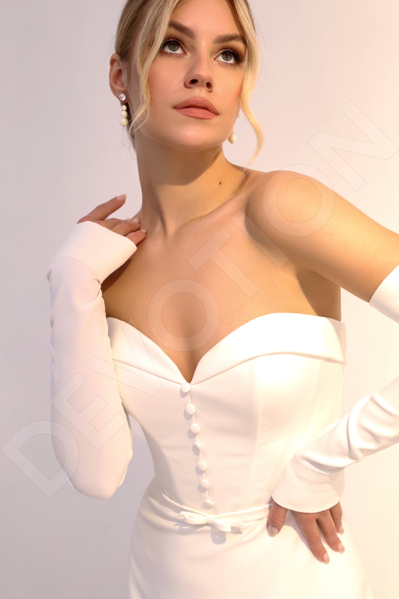 Kollie A-line Sweetheart Light Ivory Wedding dress