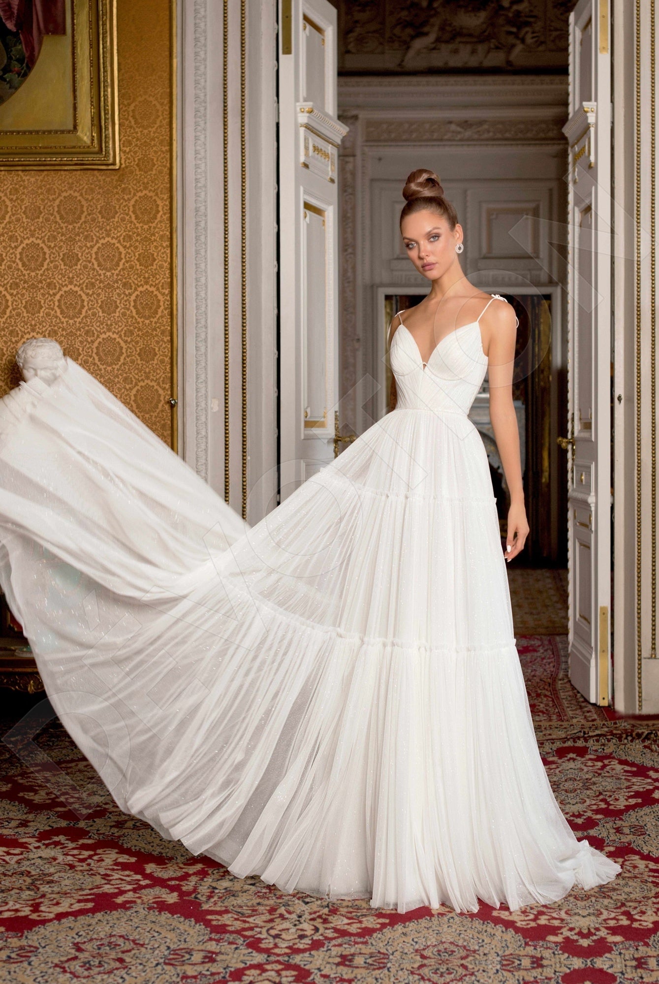 Ksailin A-line Sweetheart Off White Wedding dress