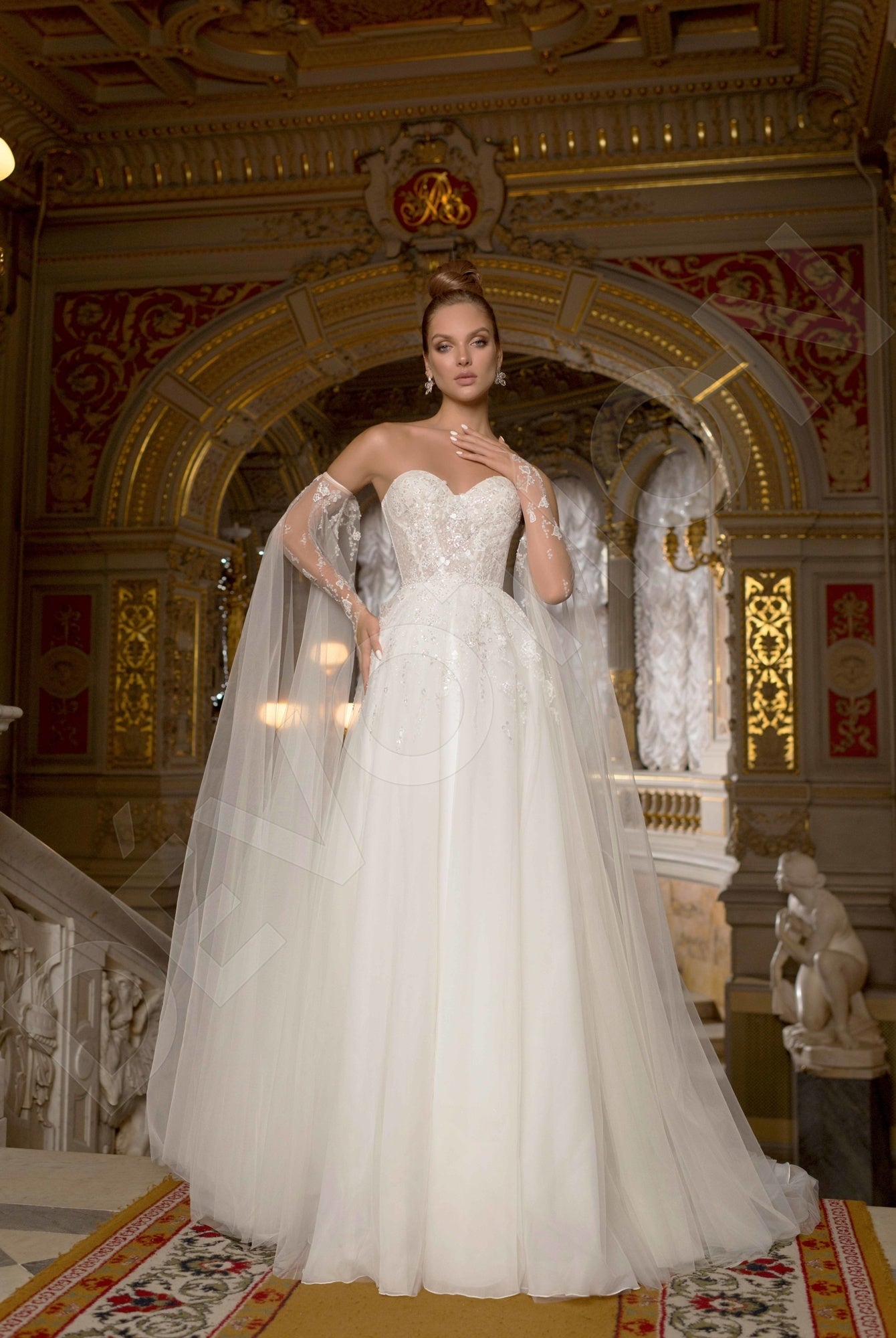 Soltis A-line Sweetheart Off White Wedding dress