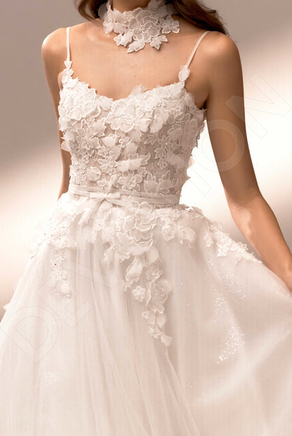 Ella A-line Sweetheart Ivory Wedding dress