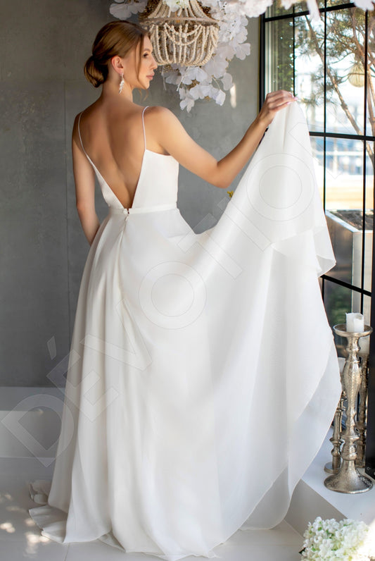 Vintage Jacquard Satin A Line Royal Wedding Bridal Gown Long Sleeves –  TANYA BRIDAL