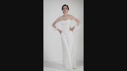 Kherpi Pants Jewel Ivory Wedding dress