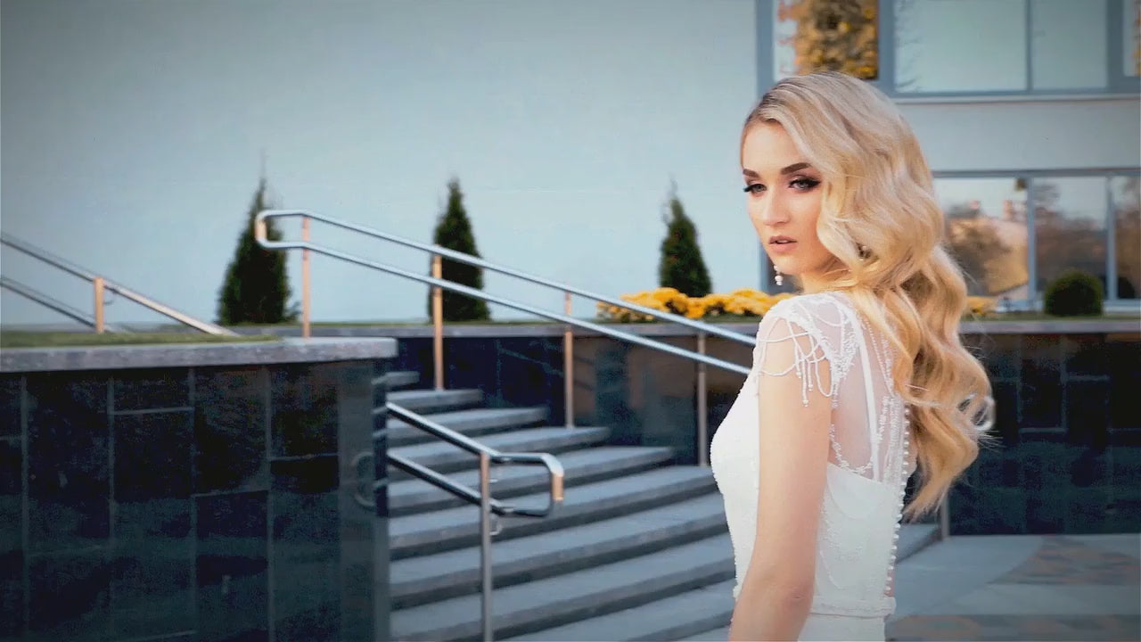 Veria A-line Jewel LightMilk Wedding dress video