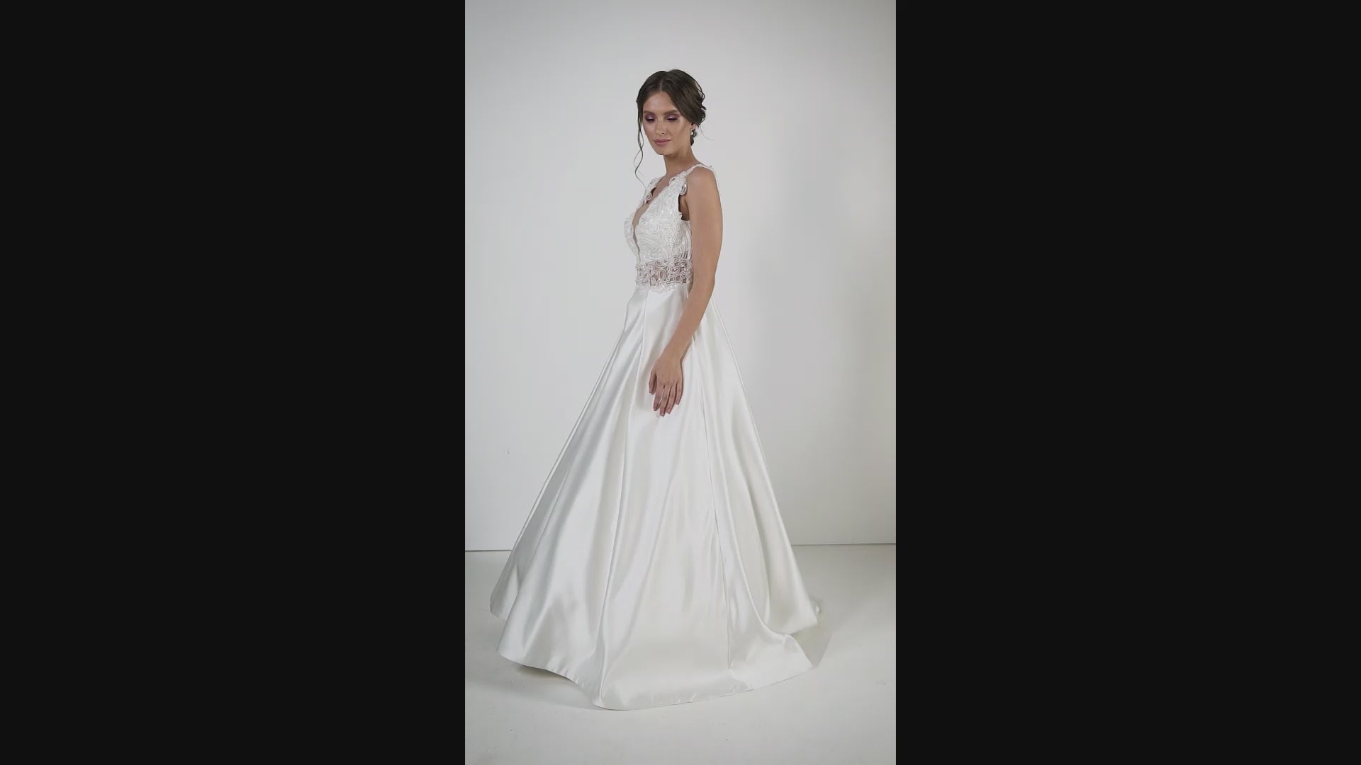 Masika A-line Illusion Ivory Wedding dress