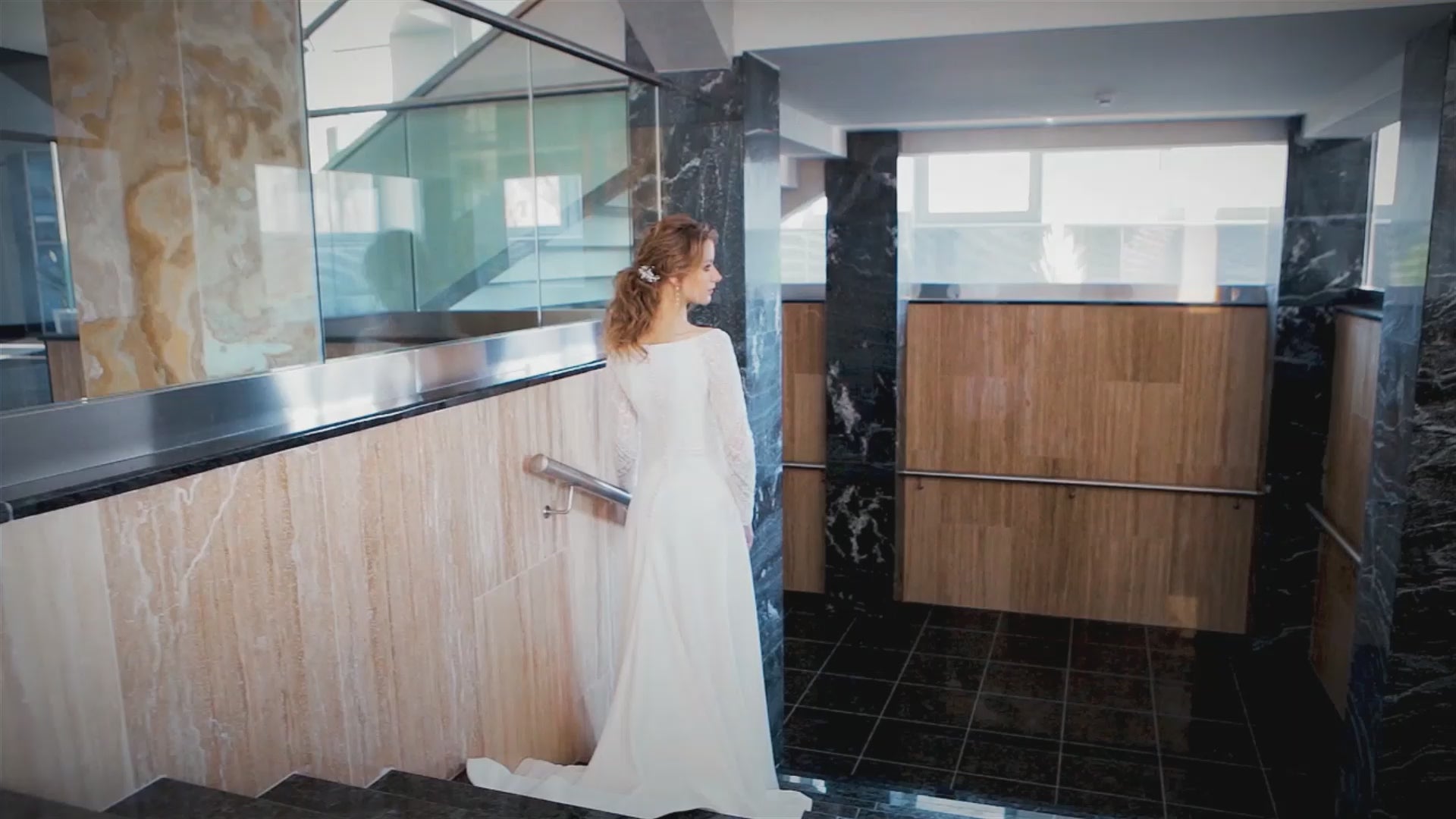Olivia Sheath/Column Boat/Bateau LightMilk Wedding dress video