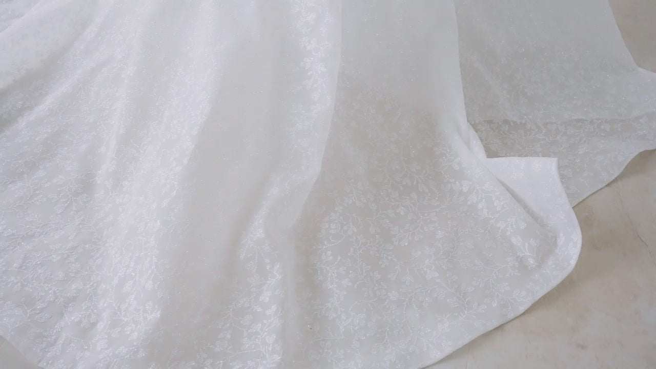 Charly A-line Off-shoulder/Drop shoulders LightMilk Wedding dress video