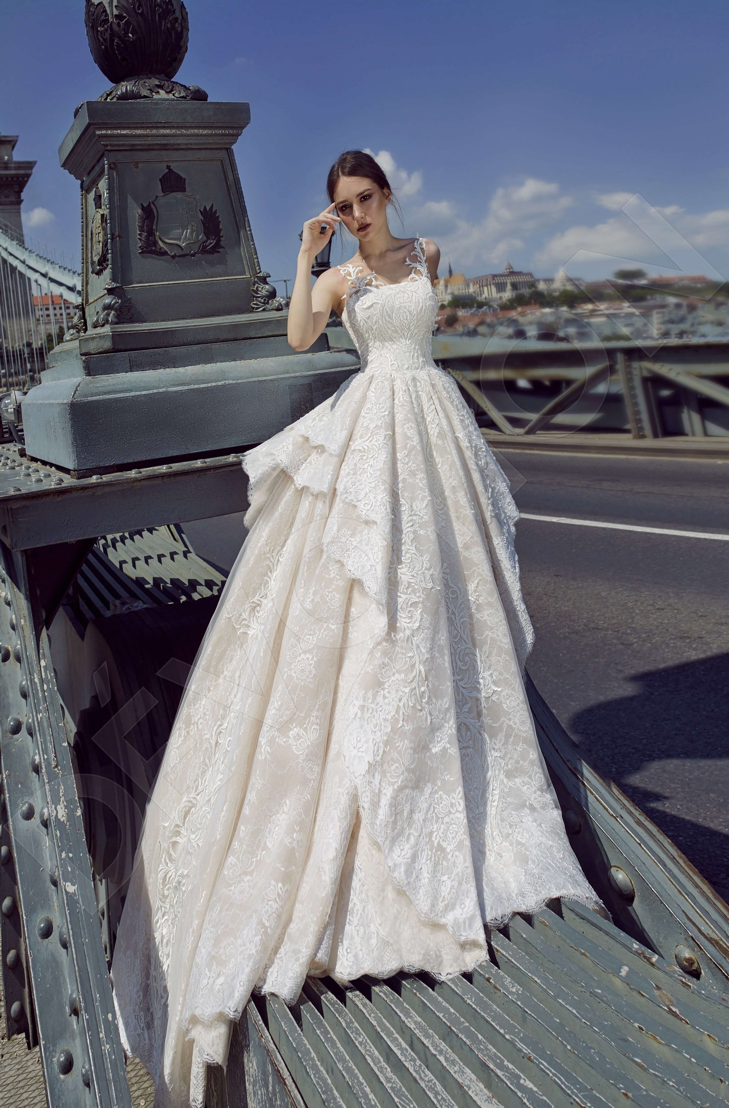 Filana Open back Princess/Ball Gown Sleeveless Wedding Dress 2