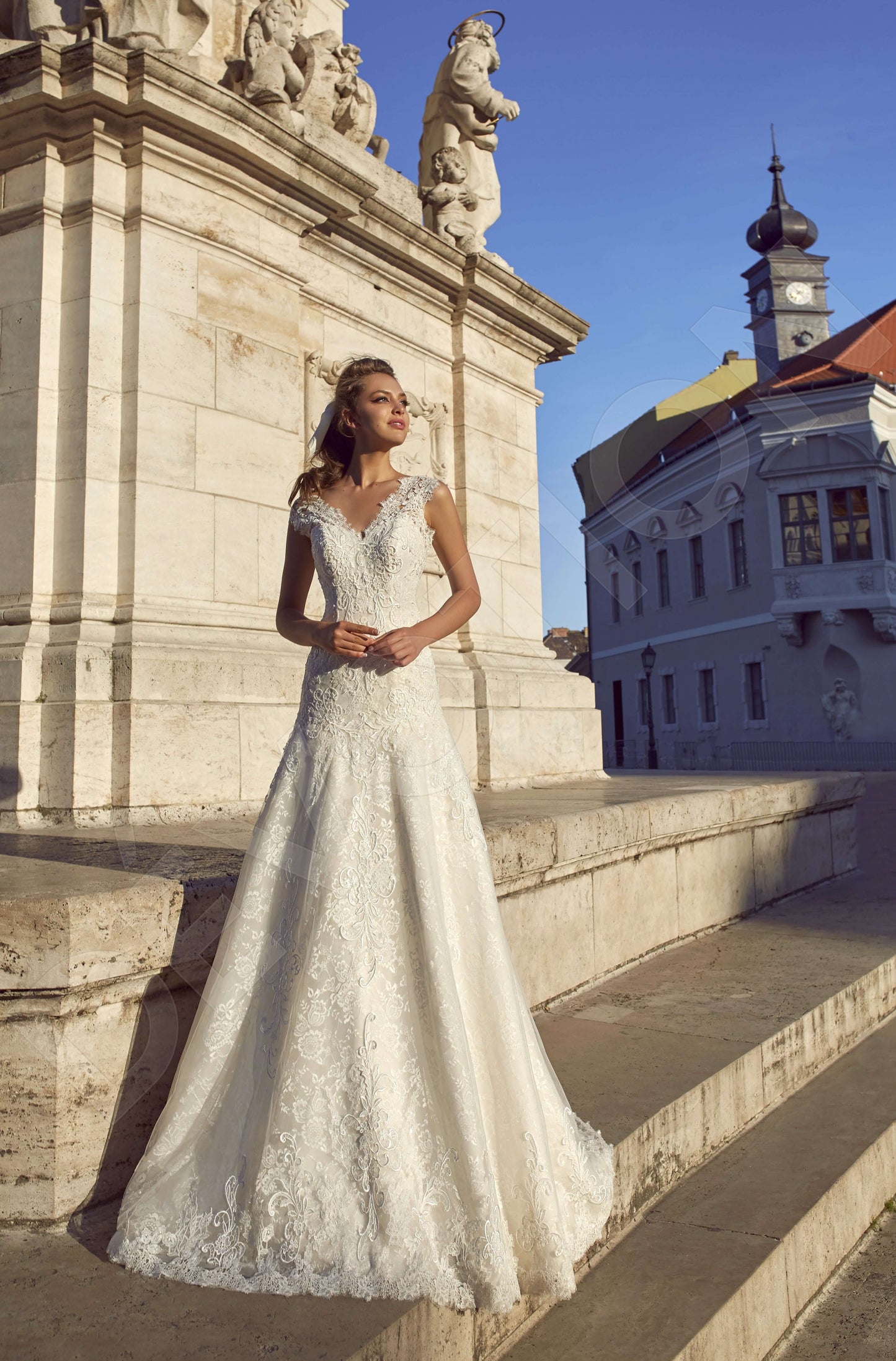 Tarinia Open back A-line Sleeveless Wedding Dress 2