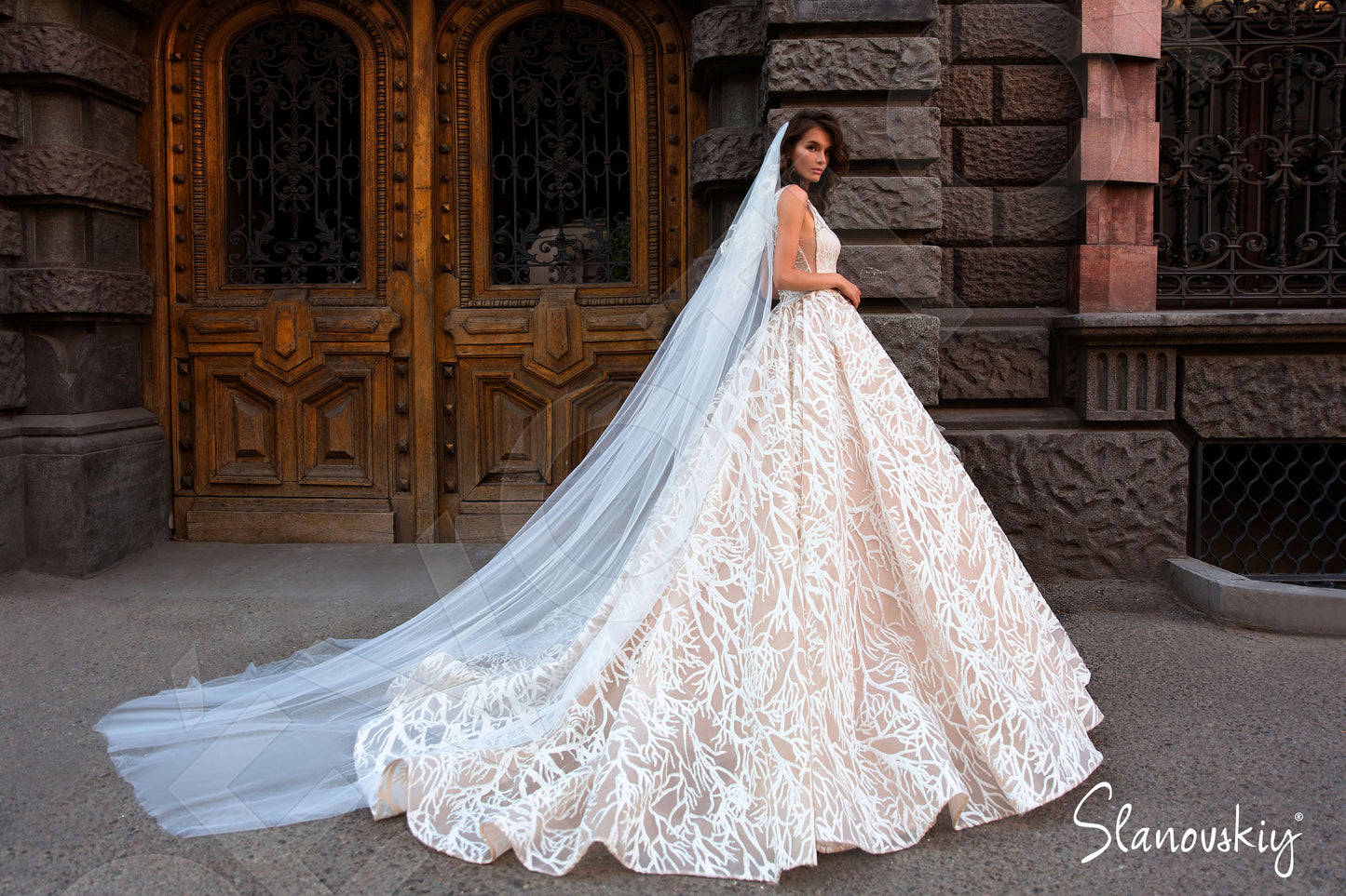 Lucia Full back Princess/Ball Gown Sleeveless Wedding Dress 10