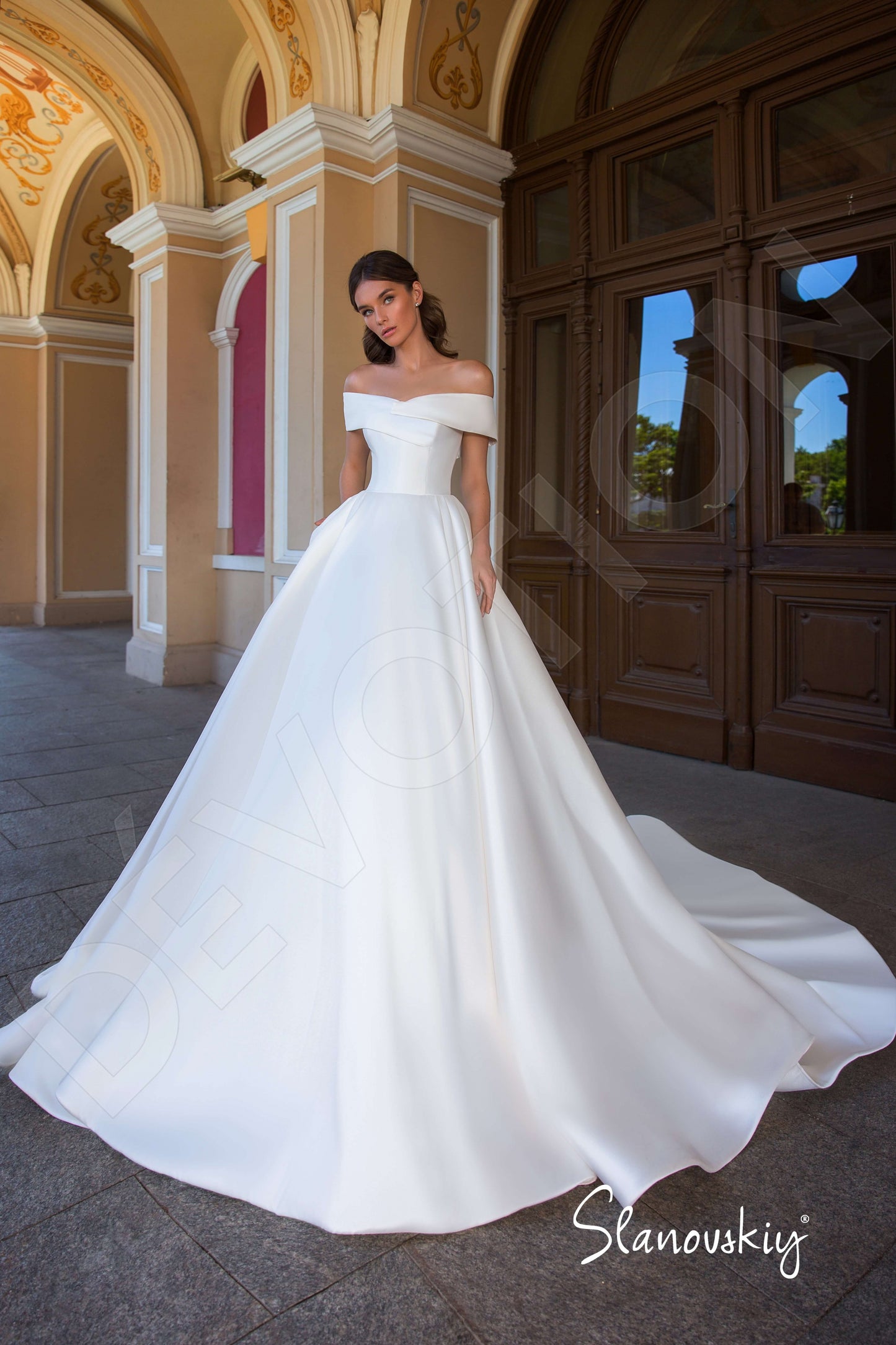 Nemira Open back Princess/Ball Gown Sleeveless Wedding Dress 8