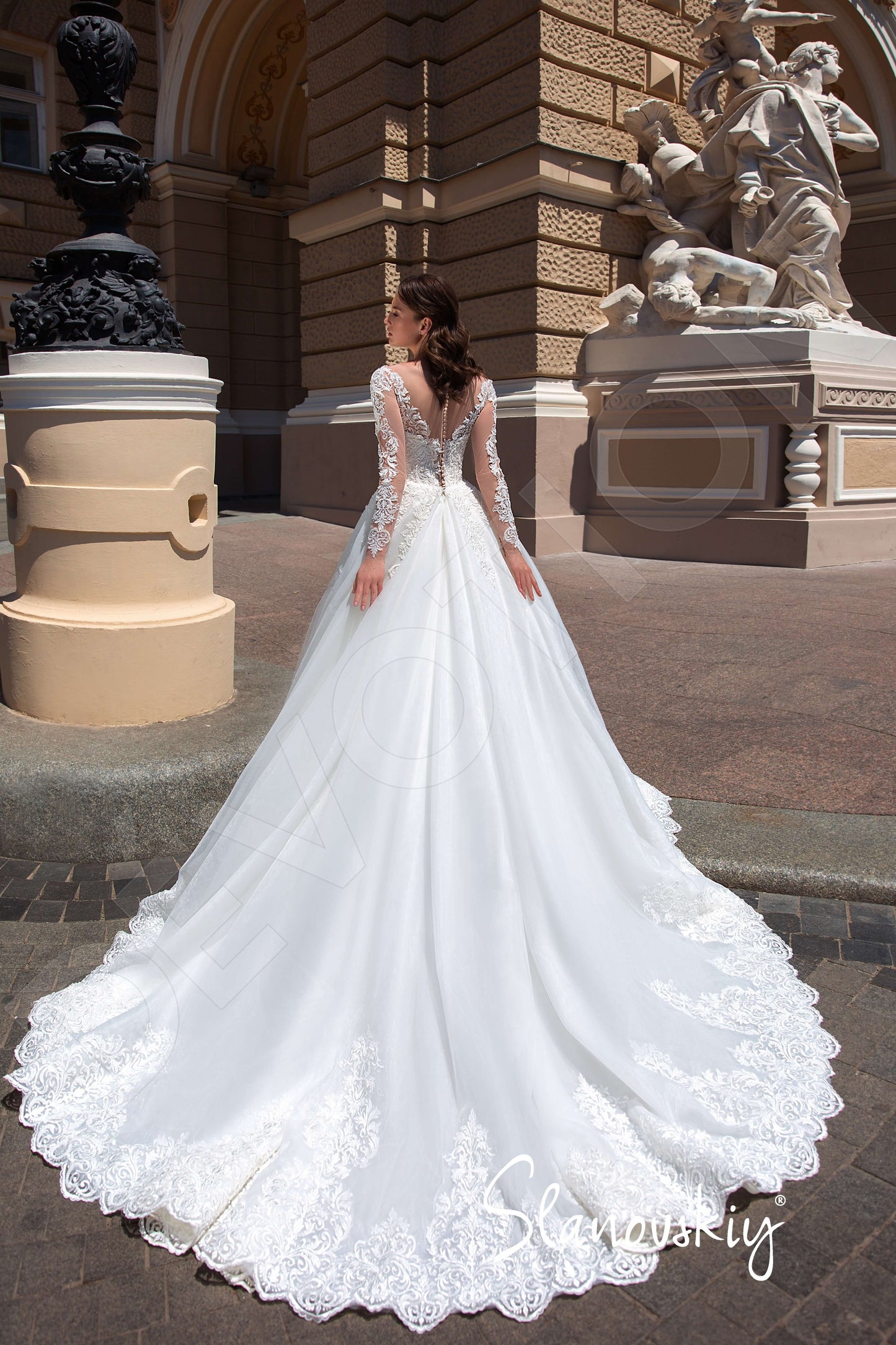 Lirika Full back Princess/Ball Gown Long sleeve Wedding Dress 6