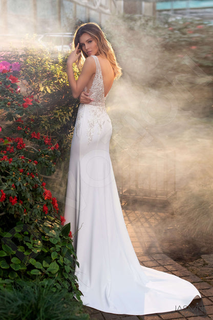 Vivia Open back Trumpet/Mermaid Straps Wedding Dress Back