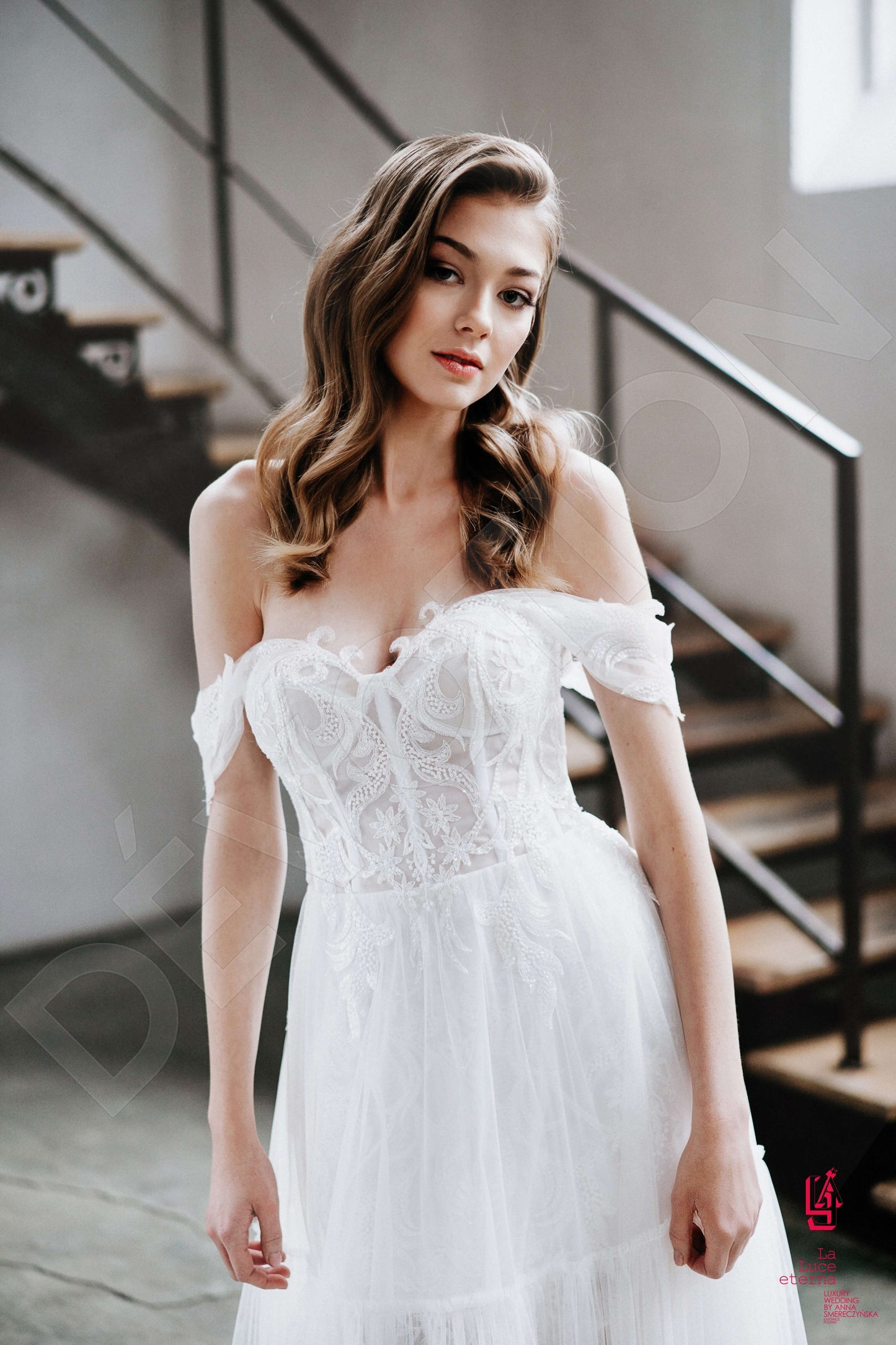 Arvetta Open back A-line Sleeveless Wedding Dress 2